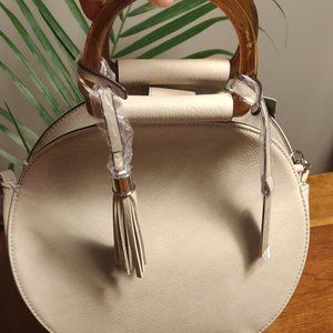 Calvin Klein cream pump + coordinating purse